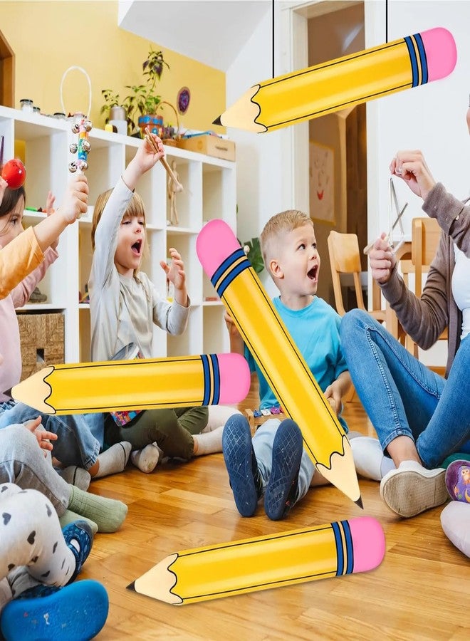 Dzrige 43.3 Inch Giant Inflatable Pencil Large Pencil Balloons Hanging Inflatable Pencil Back to School Graduation Decor for School Classroom Garden Room Birthday Party Decorations - Image 5